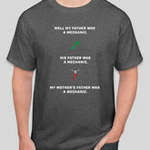 Gambini's Garage grey 2 sided T-Shirt